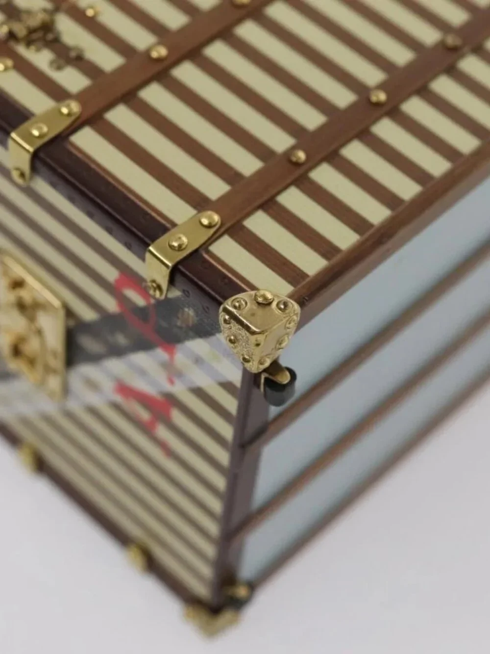 LOUIS VUITTON MALLE COURRIER 1888 Paper weight Beige Brown - Picture 10 of 13